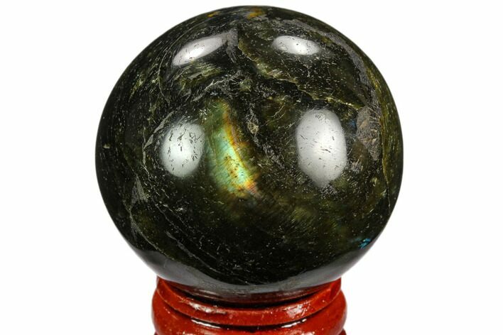 Polished Labradorite Sphere - Madagascar #126799